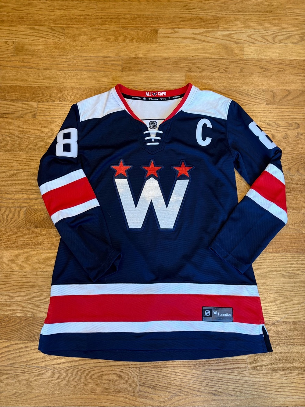 Women's Washington Capitals Ovechkin Jersey | Size Large